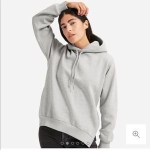 Everlane ✨ Oversized Grey Fleece Hoodie XS
